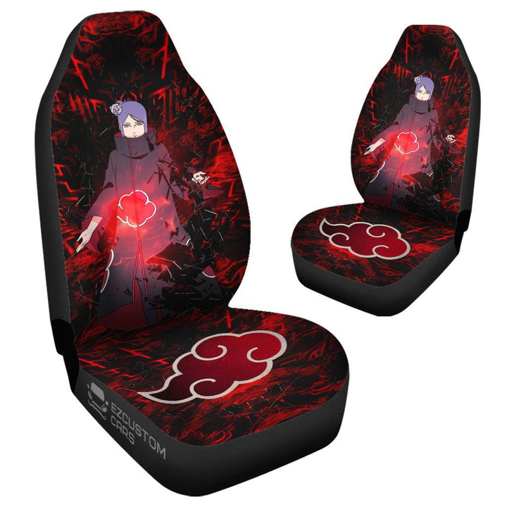 Akatsuki Car Accessories Anime Car Seat Covers Konan Ultimate - EzCustomcar - 4