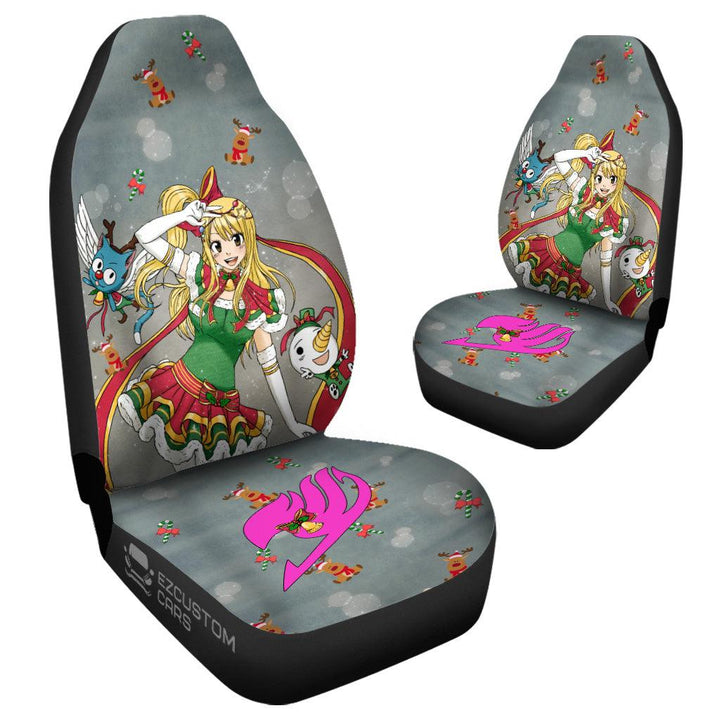 Lucy Heartfilia Car Seat Covers Custom Fairy Tail Car Accessories Christmas Gifts - EzCustomcar - 4