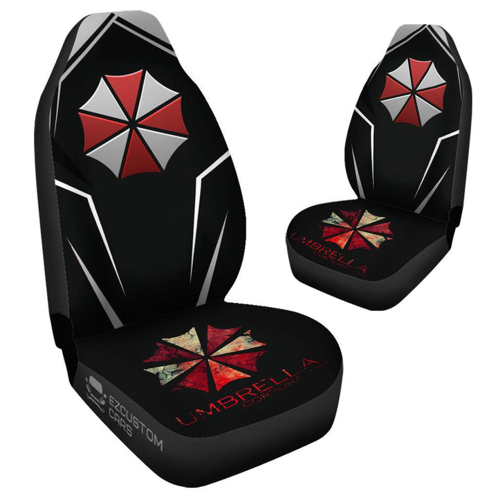 Resident Evil: Umbrella Corps Car Accessories Anime Car Seat Covers Umbrella Corporation Symbol - EzCustomcar - 4