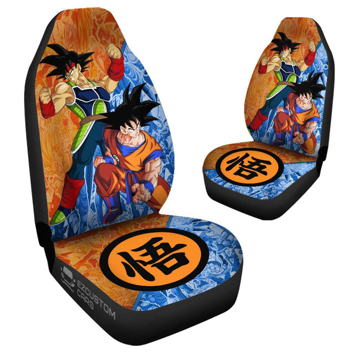 Goku Car Seat Covers Custom Vintage Style Anime Dragon Ball Z Car Accessories - EzCustomcar - 4