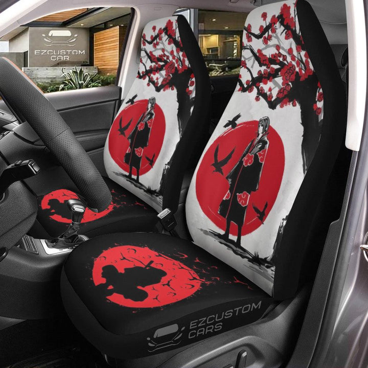 Itachi Akatsuki Car Seat Covers Japan Style Naruto Anime Car Decorezcustomcar.com-1