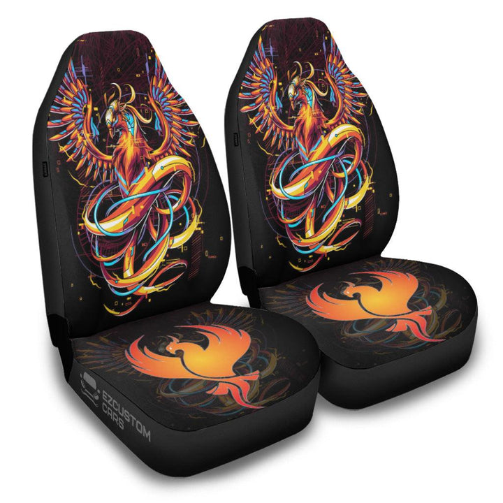 Phoenix Mythical Creatures Car Seat Covers Custom Car Accessories - EzCustomcar - 2