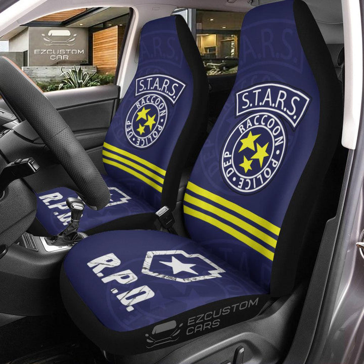 Resident Evil: Umbrella Corps Car Accessories Anime Car Seat Covers Raccoon Police Department - EzCustomcar - 1