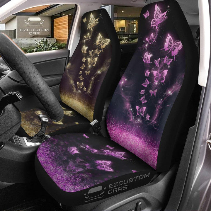 Galaxy Butterfly Car Seat Covers Custom Butterfly Car Accessories - EzCustomcar - 1