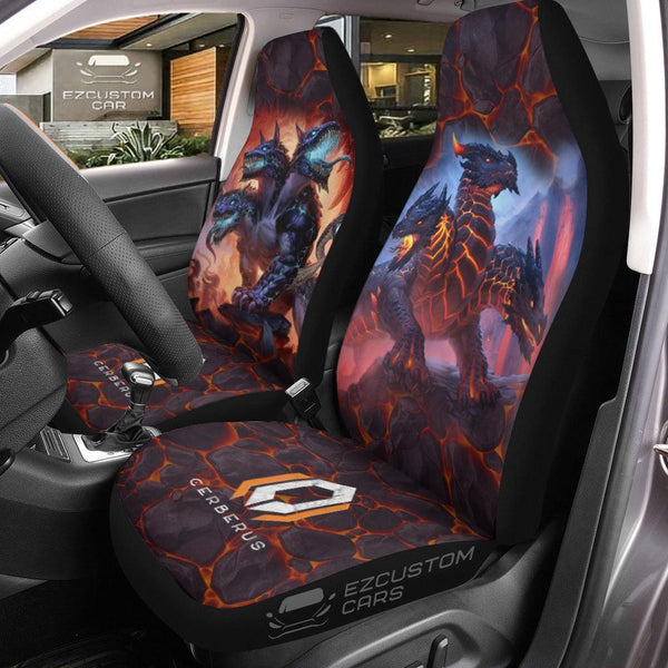 Cerberus Warden of the Underworld Car Seat Covers Custom Cerberus Car Accessories - EzCustomcar - 1