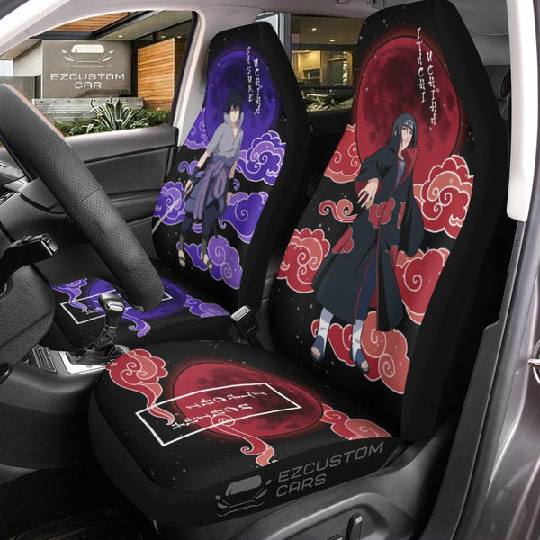 Naruto Anime Car Seat Covers Itachi and Sasuke - EzCustomcar - 1