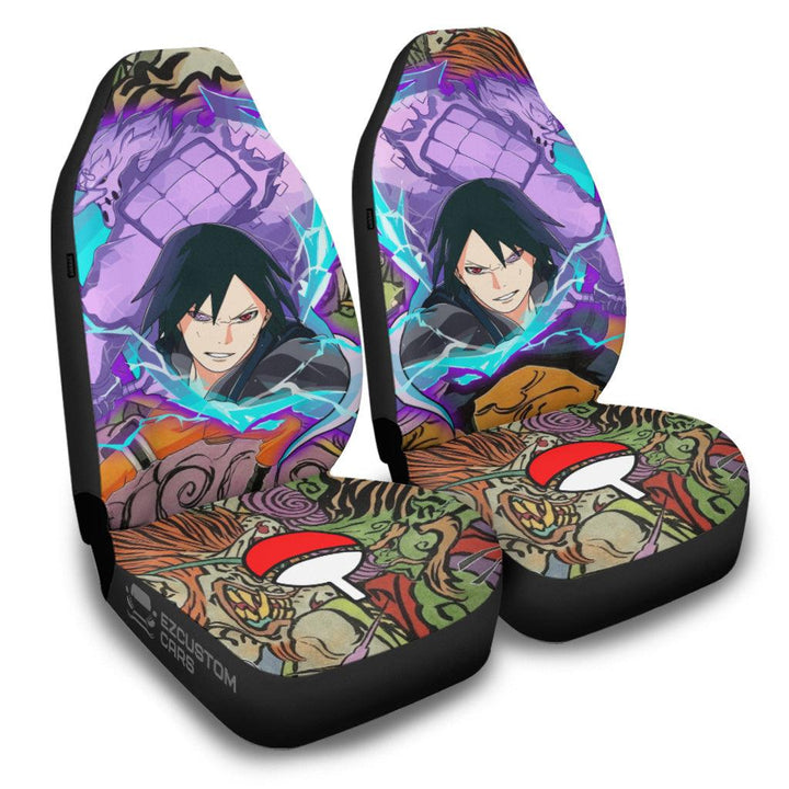 Naruto Car Accessories Anime Car Seat Covers Sasuke Susanoo - EzCustomcar - 2