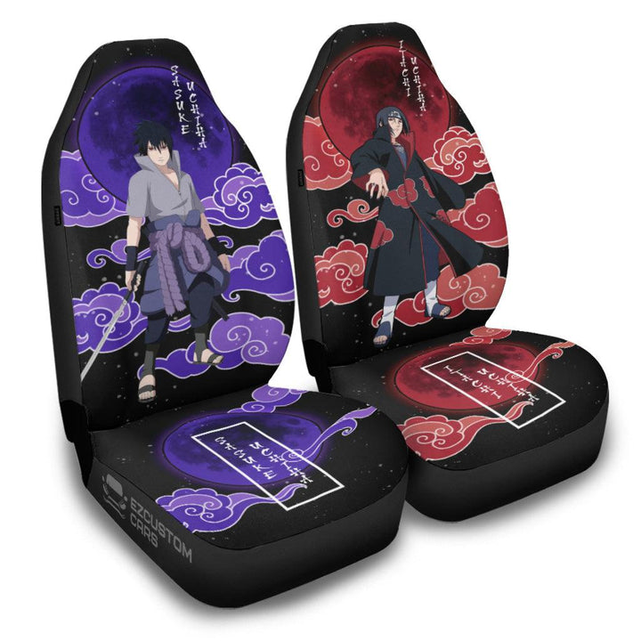 Naruto Car Accessories Anime Car Seat Covers Itachi and Sasuke - EzCustomcar - 2