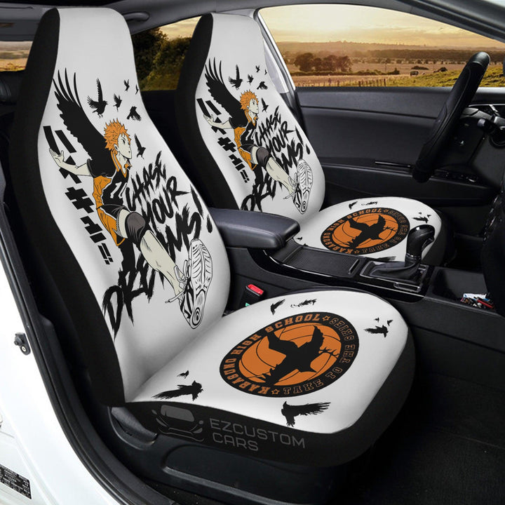 Haikyuu Shōyō Hinata Car Seat Covers Anime Car Accessories - EzCustomcar - 3