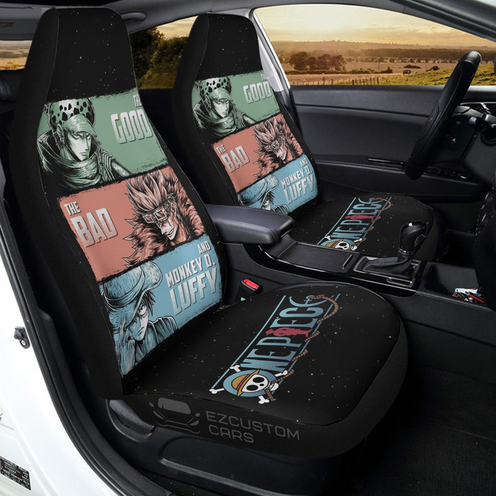 One Piece Car Accessories Anime Car Seat Covers - EzCustomcar - 2