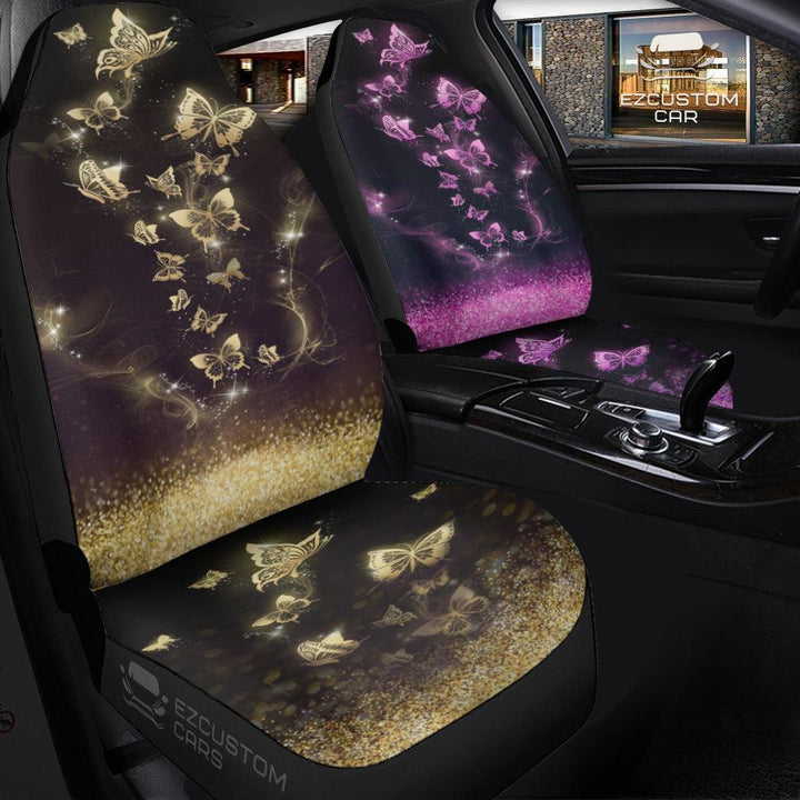 Galaxy Butterfly Car Seat Covers Custom Butterfly Car Accessories - EzCustomcar - 3