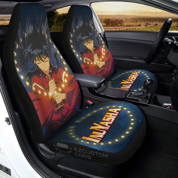 Inuyasha Car Seat Covers Cutsom Inuyasha Human Form Anime Car Accessories - EzCustomcar - 3