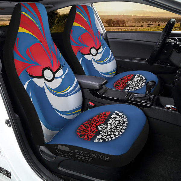 Pokemon Car Seat Cover Anime Car Accessories Monster Ball Pokemon - EzCustomcar - 1