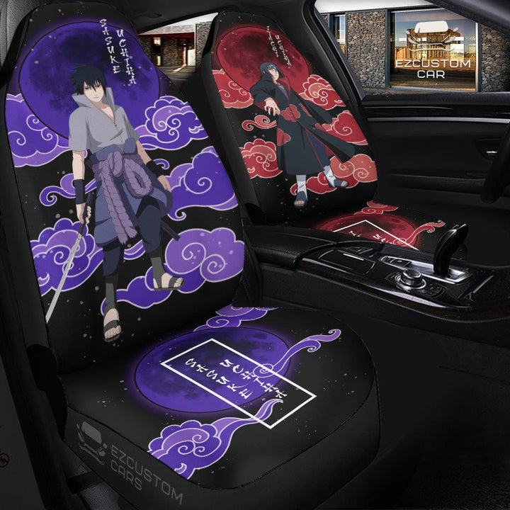 Naruto Car Accessories Anime Car Seat Covers Itachi and Sasuke - EzCustomcar - 3