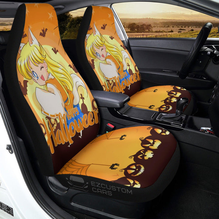 Sailor Moon Halloween Car Accessories Anime Car Seat Covers Sailor Moon Gifts - EzCustomcar - 3