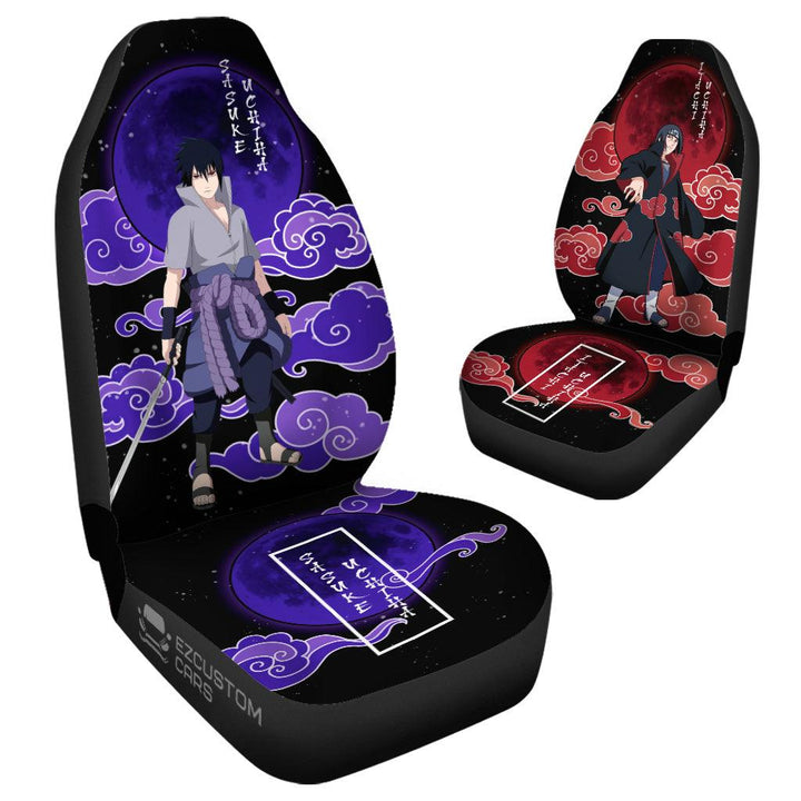 Naruto Car Accessories Anime Car Seat Covers Itachi and Sasuke - EzCustomcar - 4