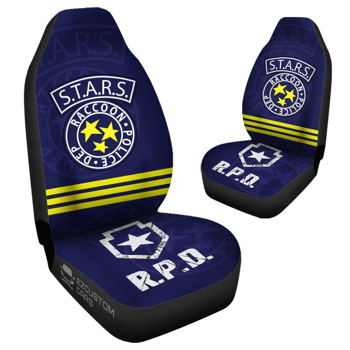 Resident Evil: Umbrella Corps Car Accessories Anime Car Seat Covers Raccoon Police Department - EzCustomcar - 4