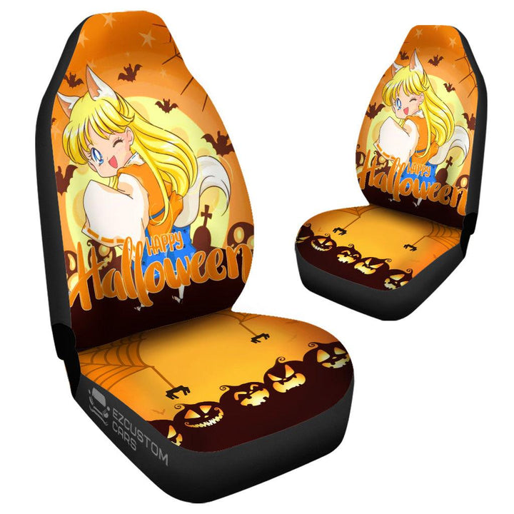 Sailor Moon Halloween Car Accessories Anime Car Seat Covers Sailor Moon Gifts - EzCustomcar - 4