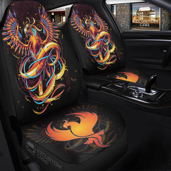 Phoenix Mythical Creatures Car Seat Covers Custom Car Accessories - EzCustomcar - 3