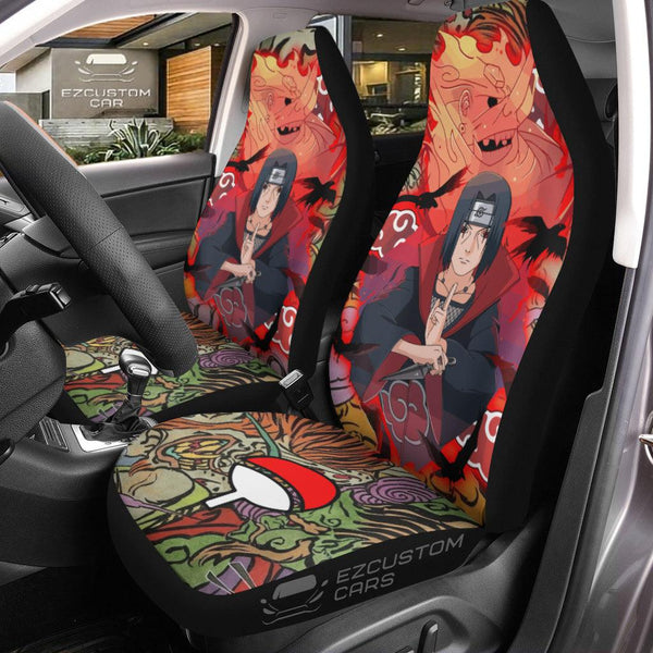 Akatsuki Car Accessories Anime Car Seat Covers Itachi Susanoo - EzCustomcar - 1