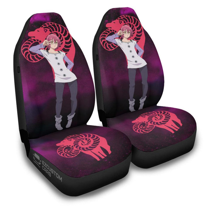 Gowther Car Seat Covers Custom Anime Seven Deadly Sins Car Accessories - EzCustomcar - 2