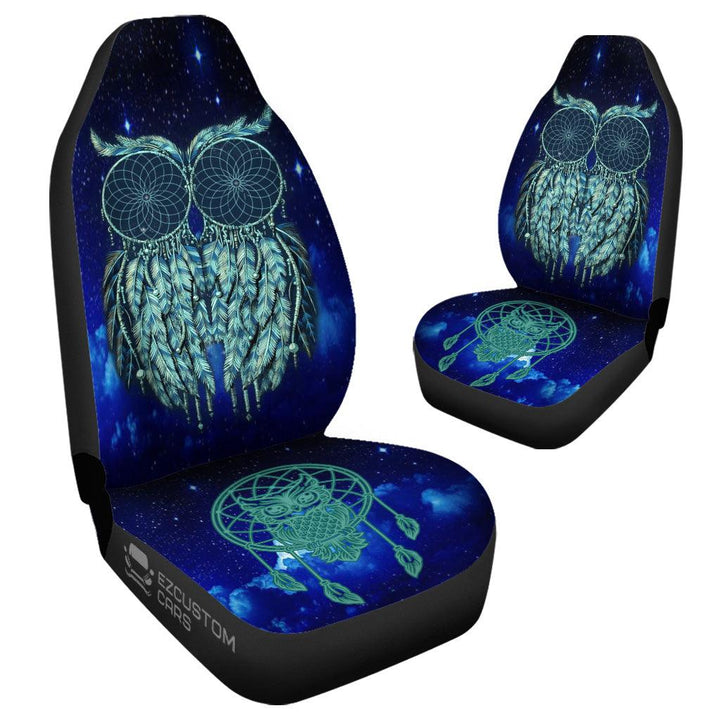 Dream Catcher Owl Car Seat Covers Custom Owl Car Accessories - EzCustomcar - 4