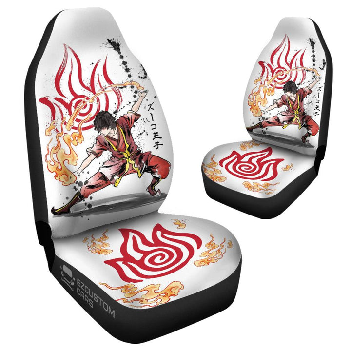 Avatar Car Seat Cover Anime Car Accessories The Power Of The Fire Nation - EzCustomcar - 3