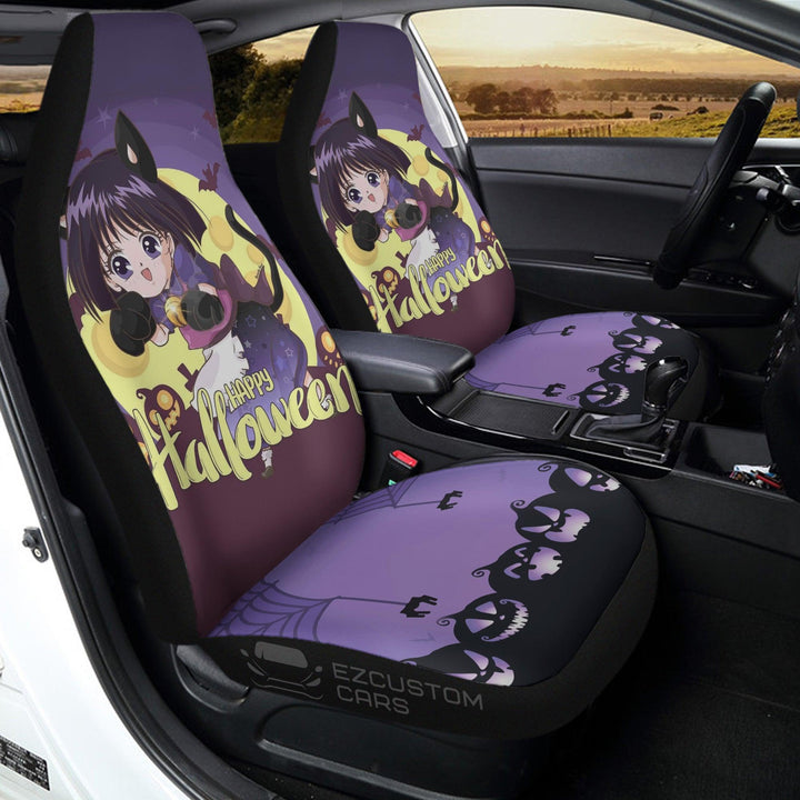 Sailor Moon Halloween Car Accessories Anime Car Seat Covers Sailor Saturn - EzCustomcar - 3