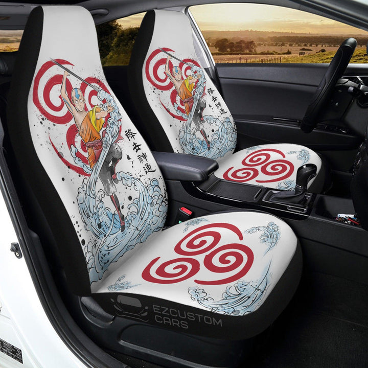 Avatar Car Seat Cover The Power Of The Air Nomads - EzCustomcar - 1