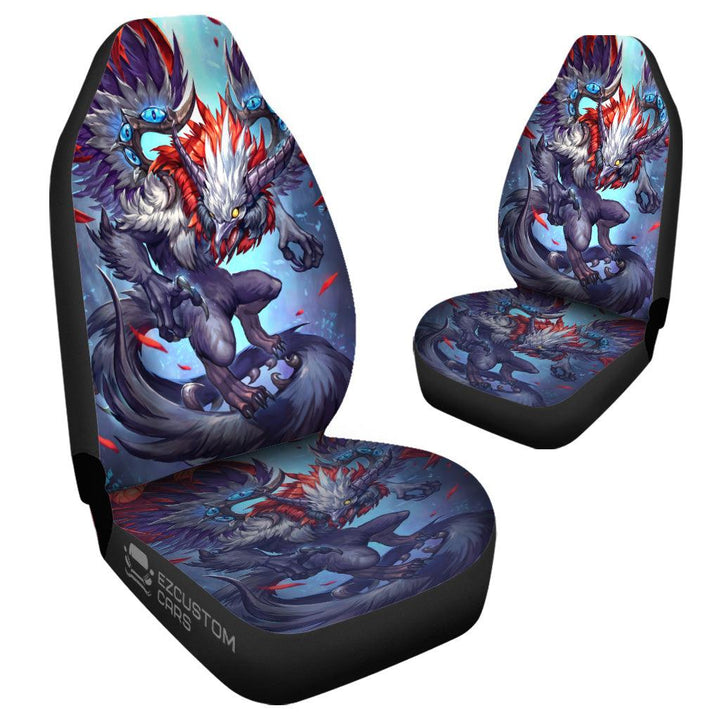 Magical Mythical Creatures Car Seat Covers Custom Mythical Creatures Car Accessories - EzCustomcar - 4