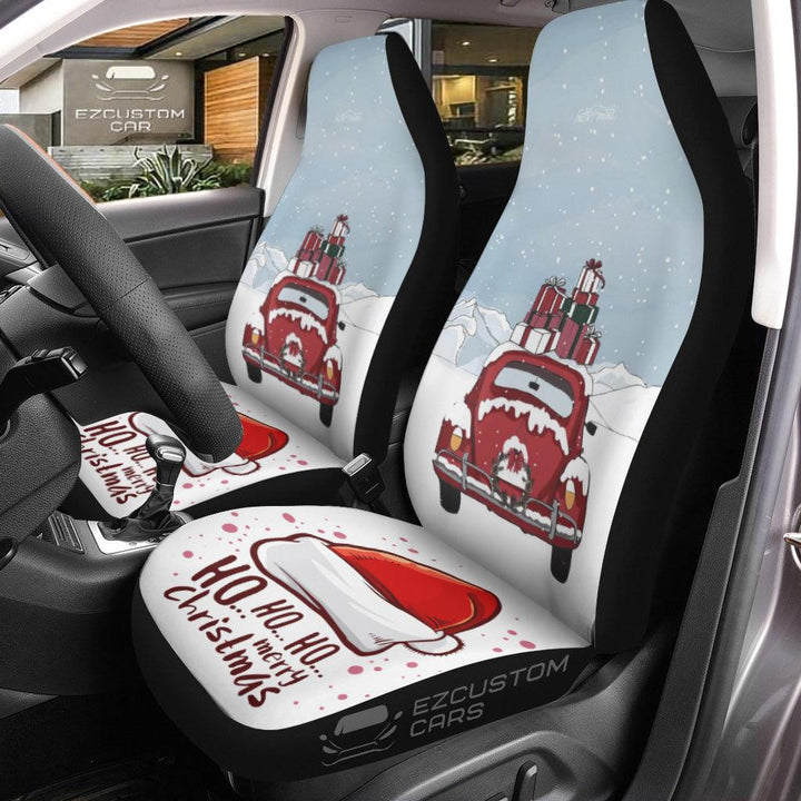 Christmas Car Accessories Custom Car Seat Cover Christmas Car - EzCustomcar - 1
