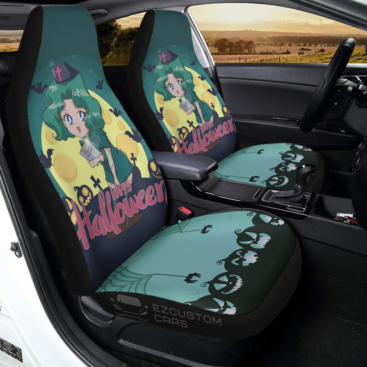 Sailor Moon Halloween Car Accessories Anime Car Seat Covers Sailor Neptune - EzCustomcar - 3