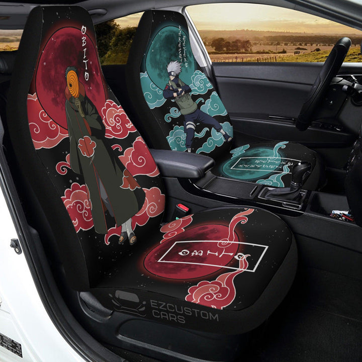 Naruto Car Accessories Anime Car Seat Covers Kakashi and Obito - EzCustomcar - 3