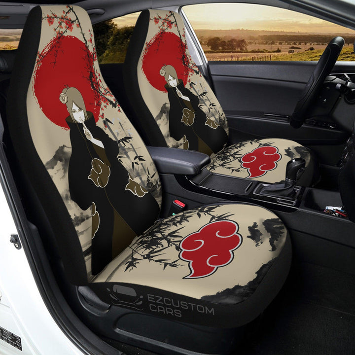 Konan Car Seat Covers Akatsuki Car Accessories - EzCustomcar - 3