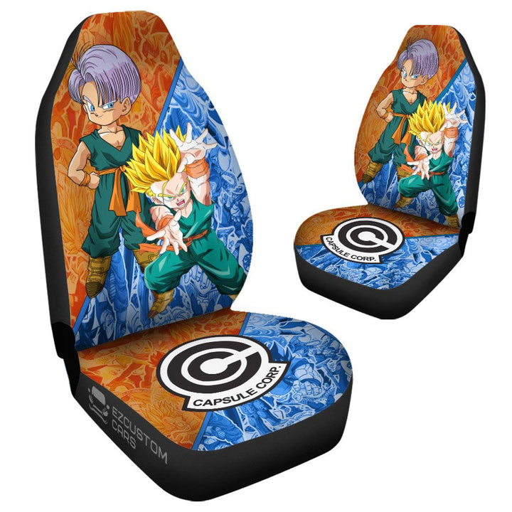 Dragon Ball Z Car Seat Covers Anime Car Accessories Trunks - EzCustomcar - 4