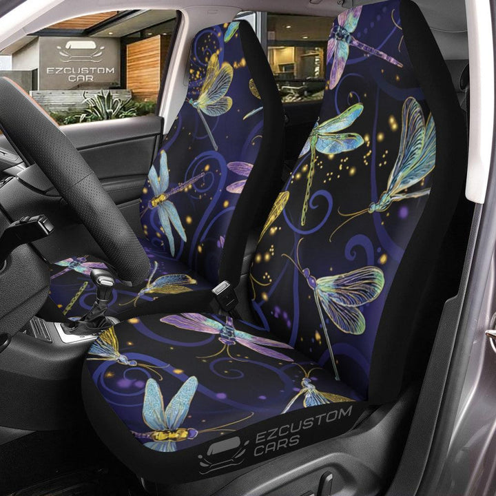 Pattern Dragonfly Car Seat Covers Custom Dragonfly Car Accessories - EzCustomcar - 1