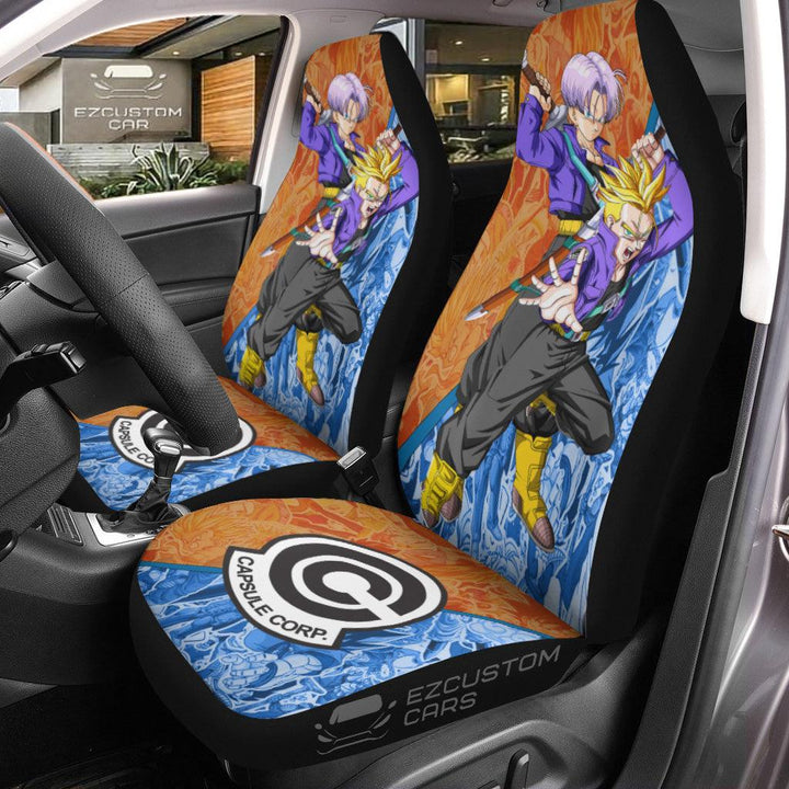 Dragon Ball Z Car Seat Covers Future Trunks - EzCustomcar - 1