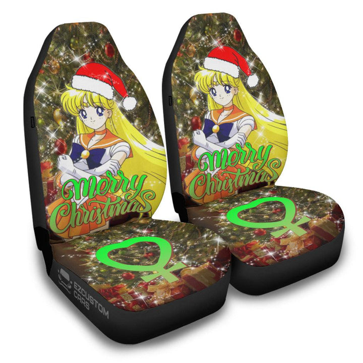 Sailor Moon Christmast Car Accessories Anime Car Seat Covers Sailor Venus - EzCustomcar - 2