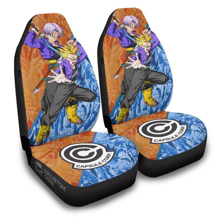 Dragon Ball Z Car Seat Covers Anime Car Accessories Future Trunks - EzCustomcar - 2