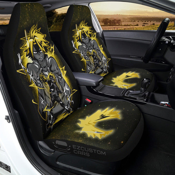 Denki Kaminari Car Seat Covers Custom MHA Anime Car Accessories - EzCustomcar - 3