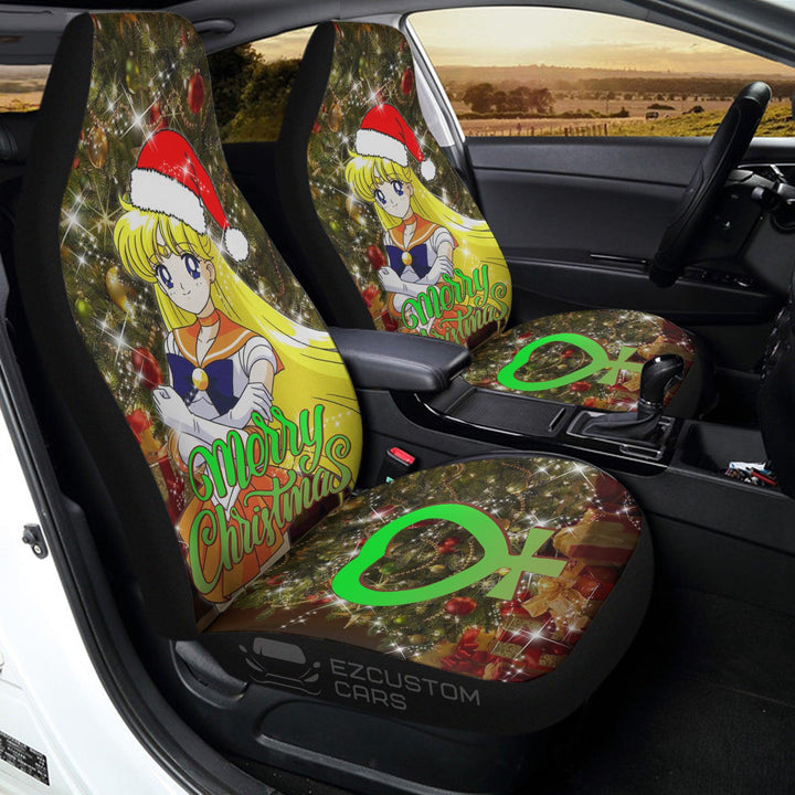 Sailor Moon Christmast Car Accessories Anime Car Seat Covers Sailor Venus - EzCustomcar - 3