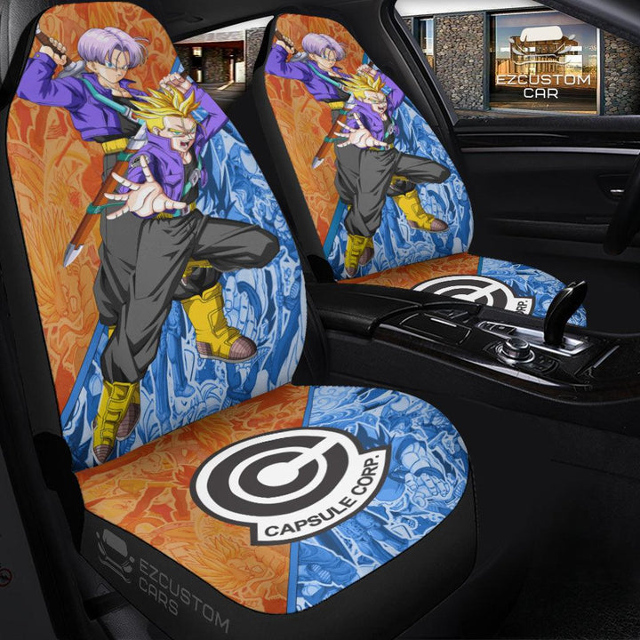 Dragon Ball Z Car Seat Covers Anime Car Accessories Future Trunks - EzCustomcar - 3