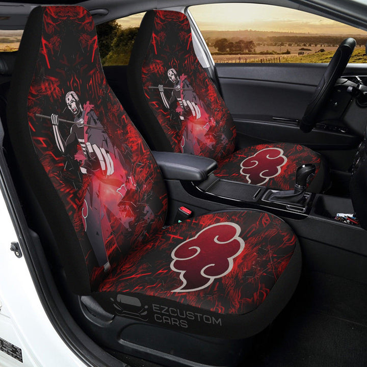 Akatsuki Car Accessories Anime Car Seat Covers Hidan Ultimate - EzCustomcar - 3