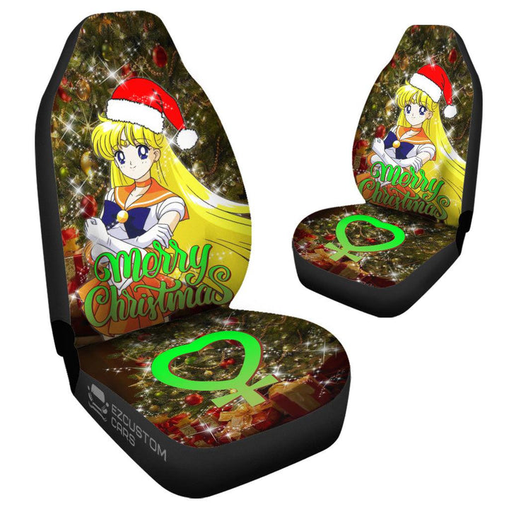 Sailor Moon Christmast Car Accessories Anime Car Seat Covers Sailor Venus - EzCustomcar - 4