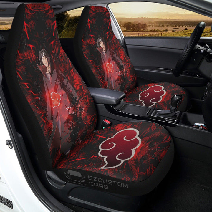 Akatsuki Car Accessories Anime Car Seat Covers Itachi Ultimate - EzCustomcar - 3