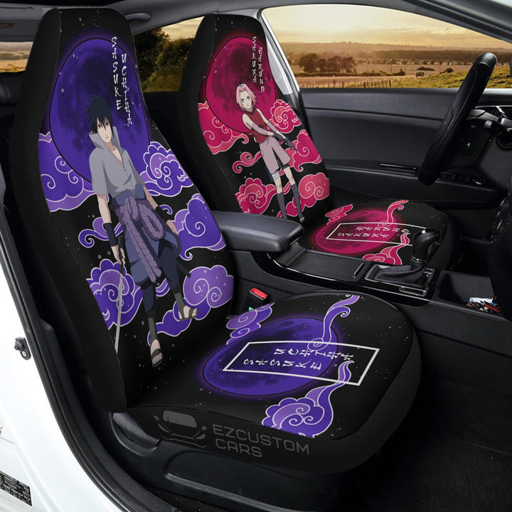 Naruto Car Accessories Anime Car Seat Covers Sasuke and Sakura - EzCustomcar - 3