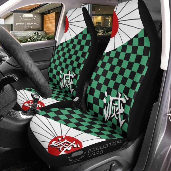 Demon Slayer Car Seat Covers  Tanjiro Kamado - EzCustomcar - 1
