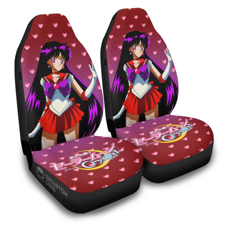 Sailor Moon Car Seat Covers Anime Car Accessories Sailor Mars - EzCustomcar - 2