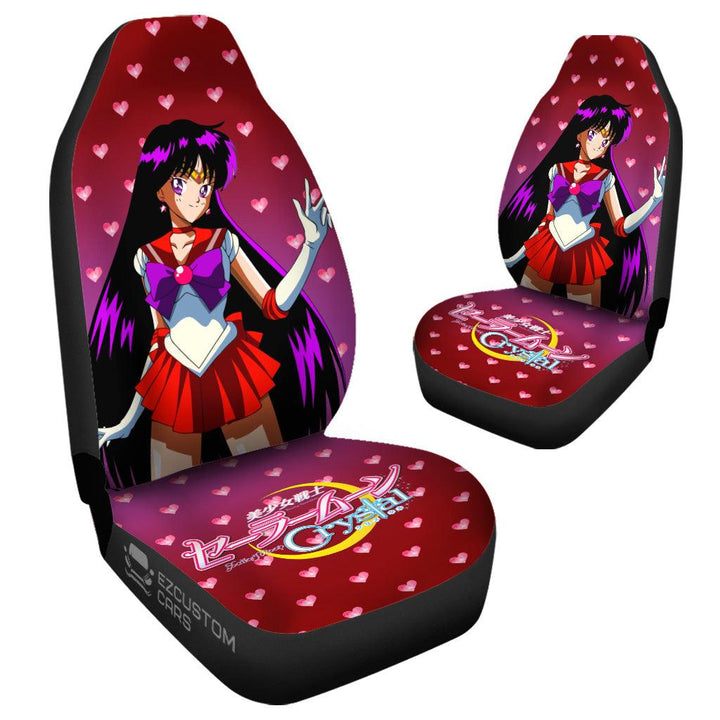 Sailor Moon Car Seat Covers Anime Car Accessories Sailor Mars - EzCustomcar - 4
