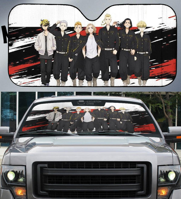 Tokyo Revenger Manji Gang Car Sun Shade Car Accessories - EzCustomcar - 1